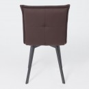 Кресло РУБИК U Velutto 24 темно-коричневый велюр/черный